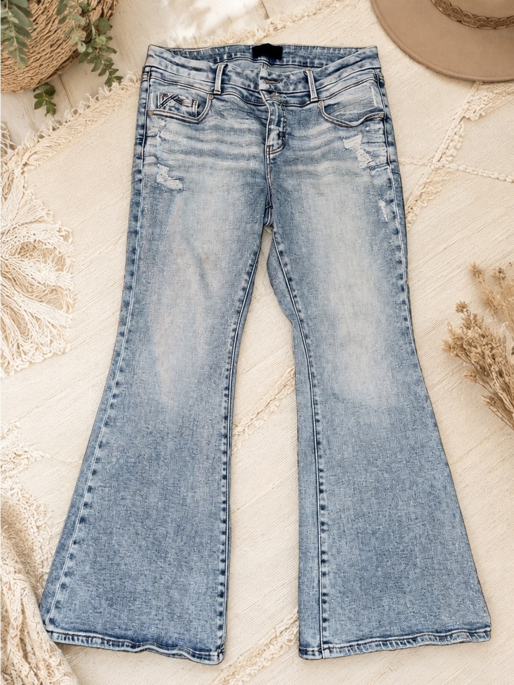 American Eagle Buckle Black No. 53 Flare Jeans – Size 30x30